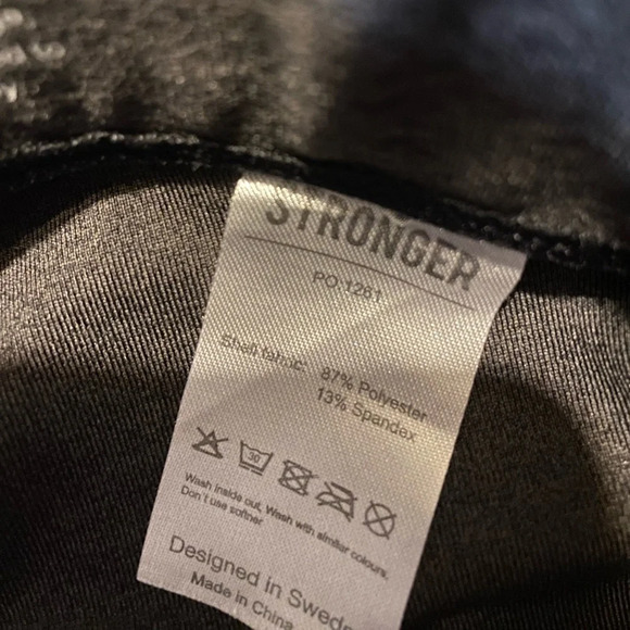 Carma Gray Leggings Size S B7 - Picture 3 of 5
